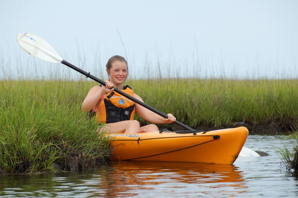 Hatteras kayaking, sound access, crabbing, and programs for kids!